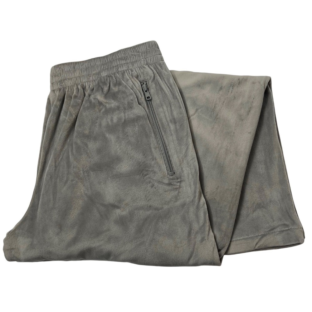 SKIMS Velour Track Pants Smoke Large - Picture 11 of 12